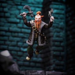 Vitruvian H.A.C.K.S. figurine Dwarf Mercenary Grimgrom Boss Fight Studio
