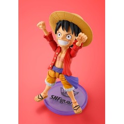 One Piece figurine World Collectable Figures x S.H. Figuarts Monkey D. Luffey Bandai Tamashii Nations