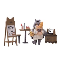 Decorated Life Collection figurine Tea Time Cats - Cat Town Bakery Staff & Customer Set Ribose