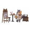 Decorated Life Collection figurine Tea Time Cats - Cat Town Bakery Staff & Customer Set Ribose