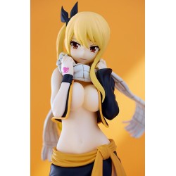 Fairy Tail figurine Pop Up Parade Lucy Heartfilia Natsu Costume Ver. L Size Good Smile Company