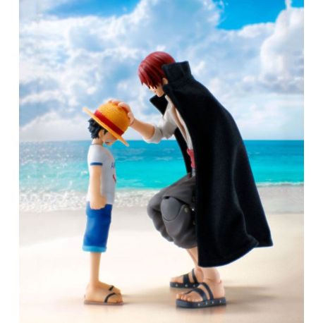 One Piece pack 2 figurines S.H.Figuarts Shanks & Monkey D. Luffy Childhood Ver. Bandai Tamashii Nations