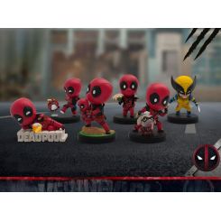 Deadpool 3 figurines Deadpool & Wolverine Series Mini Egg Attack Set Beast Kingdom Toys