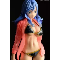 Fairy Tail figurine Juvia Lokser Gravure_Style Sheer Wet Shirt SP Black Bikini!! Orca Toys