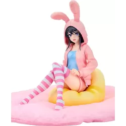 Rascal Does Not Dream of a Knapsack Kid figurine Mai Sakurajima Hoodie Look Rabbit Ears Ver. PE Kadokawa