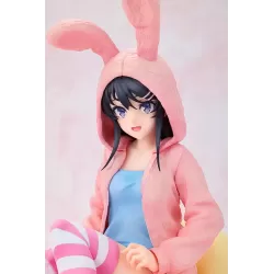 Rascal Does Not Dream of a Knapsack Kid figurine Mai Sakurajima Hoodie Look Rabbit Ears Ver. PE Kadokawa