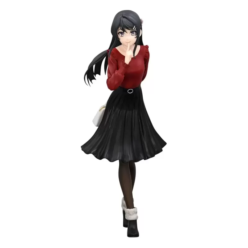 Rascal Does Not Dream of Bunny Girl Senpai Trio-Try-iT figurine Mai Sakurajima Winter Outfit Ver. Furyu