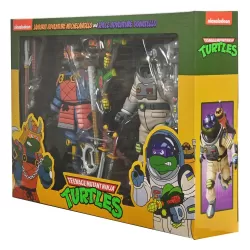 Tortues Ninja (Cartoon) pack 2 figurines Space Adventure & Samurai Turtles Neca