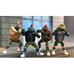 Tortues Ninja (Cartoon) figurines Pack de 4 Punk Turtles Neca