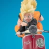 Dragonball Z 05 Desktop Real McCoy diorama Super Saiyan Son Goku & Super Saiyan Son Gohan & Motorbike Megahouse