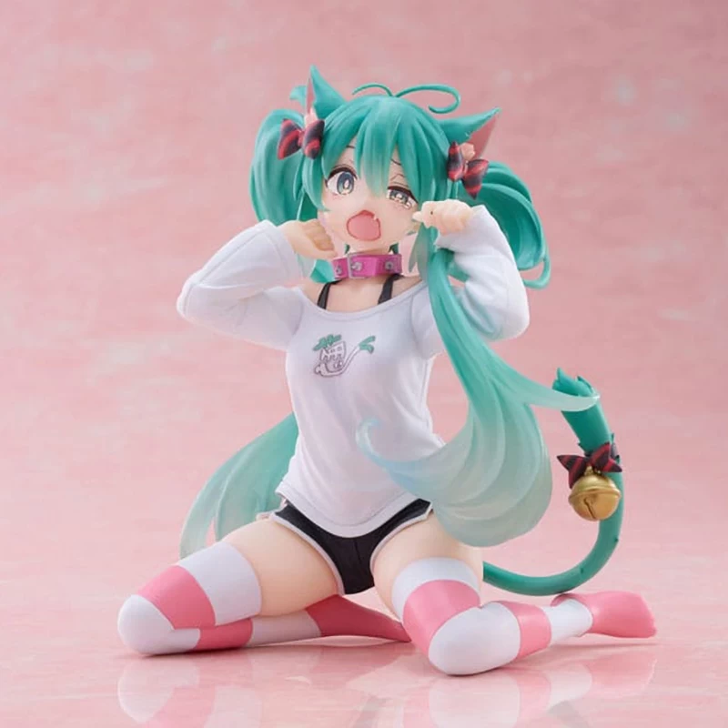 Hatsune Miku figurine Desktop Cute Nekomimi T-Shirt ver. Taito