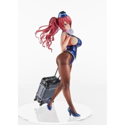 Original Character figurine Tight na Oshigoto Work 3: Cabin Attendant Aya Saionji Vertex