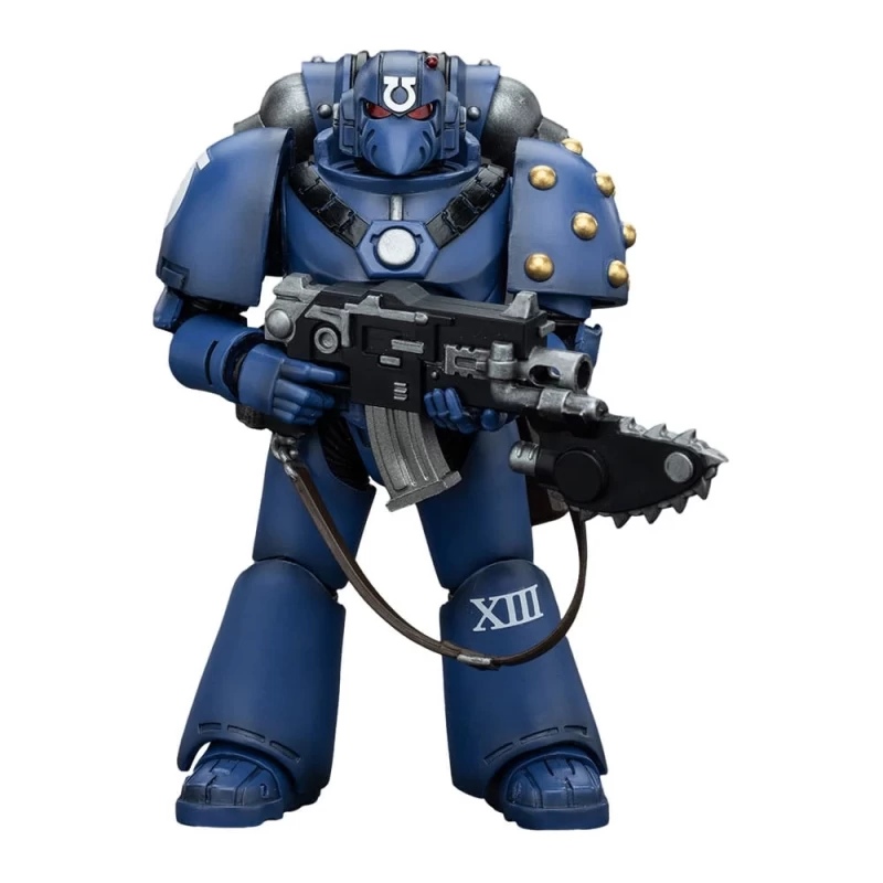 Warhammer The Horus Heresy figurine Ultramarines MK VI Tactical Squad Legionary with Bolter& Chainblade Joy Toy