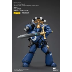 Warhammer The Horus Heresy figurine Ultramarines MK VI Tactical Squad Sergeant with Plasma Pistol and Power Sword Joy Toy