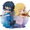 Your Lie in April pack 2 mini figurines Qset Kaori Miyazono & Kosei Arima Good Smile Company