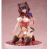 Original Character by Mataro figurine Kuroneko Pink Cat