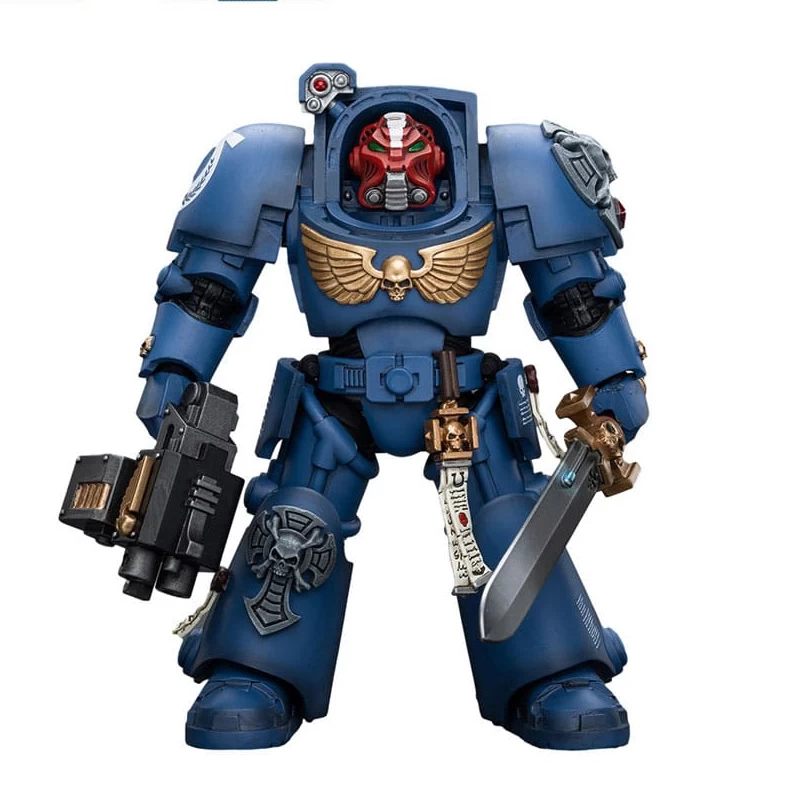 Warhammer 40k figurine Ultramarines Terminator Squad Sergeant with Power Sword and Teleport Homer Joy Toy