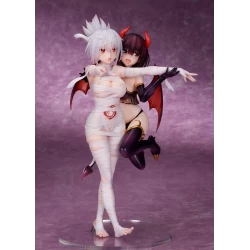 Ayakashi Triangle figurine Matsuri Kazamaki & Suzu Kanade & Shirogane Flare