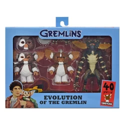 Gremlins figurines Evolution of a Gremlin 40th Anniversary Box Set Neca