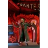 Beetlejuice (1988) diorama Trenchcoat with Spikes Inferno Room Deluxe Set Neca