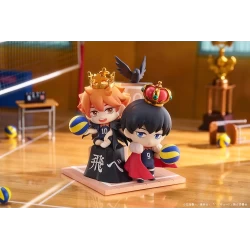 Haikyu!! pack 2 mini figurines Qset Shoyo Hinata & Tobio Kageyama Good Smile Company