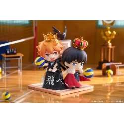 Haikyu!! pack 2 mini figurines Qset Shoyo Hinata & Tobio Kageyama Good Smile Company