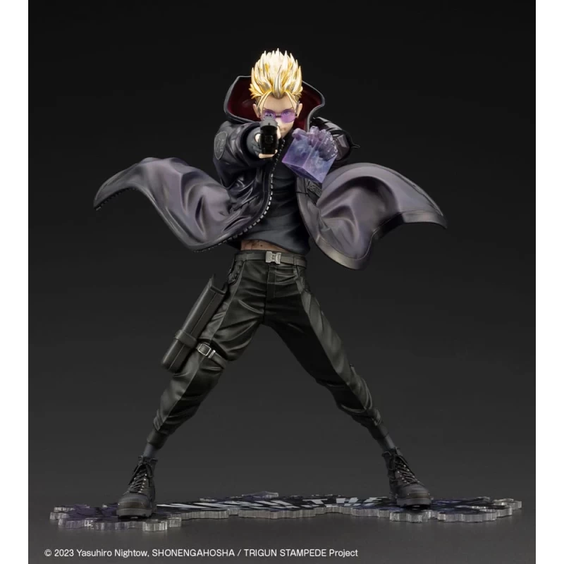 Trigun Stampede figurine ARTFXJ Vash the Stampede The Gunman in Black Ver. Kotobukiya