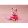 Hatsune Miku figurine Desktop Cute Figure Sakura Miku Cherry Cushion Ver. Taito Prize