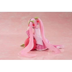 Hatsune Miku figurine Desktop Cute Figure Sakura Miku Cherry Cushion Ver. Taito Prize