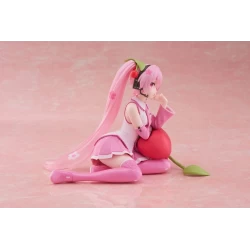 Hatsune Miku figurine Desktop Cute Figure Sakura Miku Cherry Cushion Ver. Taito Prize