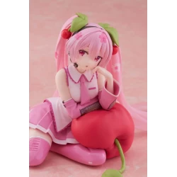 Hatsune Miku figurine Desktop Cute Figure Sakura Miku Cherry Cushion Ver. Taito Prize