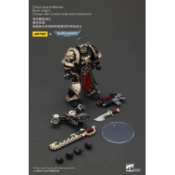 Warhammer 40k Actionfigur Chaos Space Marines Black Legion Chosen with Combi-melta and chainsword Joy Toy