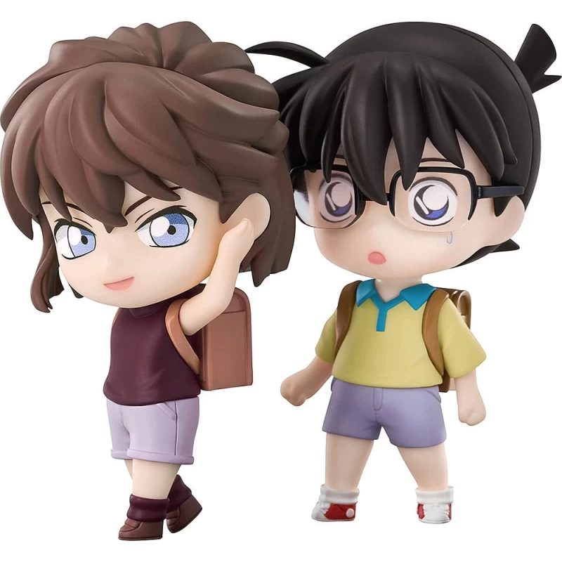 Detective Conan pack 2 mini figurines Qset Conan Edogawa & Ai Haibara Good Smile Company