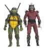 Tortues Ninja (1990 Movie) figurine Roof Top Battle Shredder vs Leo Neca