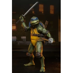 Tortues Ninja (1990 Movie) figurine Roof Top Battle Shredder vs Leo Neca