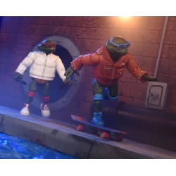 Tortues Ninja (Cartoon) figurine Punk Leo and Punk Raph 2 Pack Neca