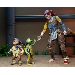 Tortues Ninja (The Last Ronin The Lost Years) figurine Synja Grammy April with Baby Yi & Moja Neca