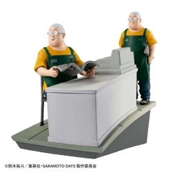 Sakamoto Days Petitrama EX Series pack 4 trading figures Cut Out Scenes Set Megahouse