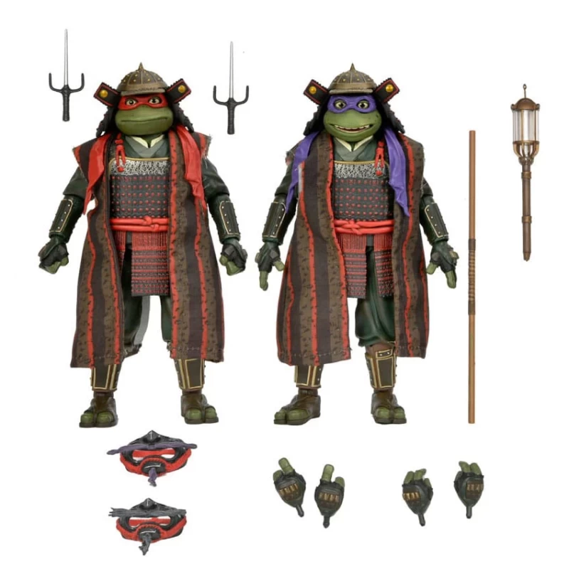 Les Tortues Ninja 3 2-Pack figurines Donatello et Raphael Neca