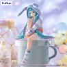 Hatsune Miku figurine Noodle Stopper Rabbit Ear Hood Pajama Blue Color Ver. Furyu