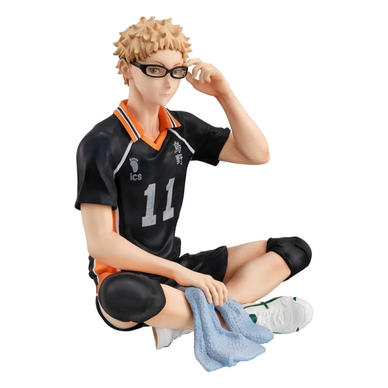 Haikyu!! G.E.M. Series figurine Kei Tsukishima Palm Size Megahouse