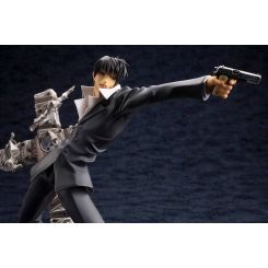 Trigun Badlands Rumble statuette ARTFX J 1/8 Nicholas D. Wolfwood Renewal Package Version Kotobukiya