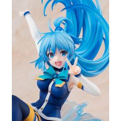 Kono Subarashii Sekai ni Shukufuku o! statuette 1/7 Aqua Sneaker Bunko 30th Anniversary Ver. Kadokawa