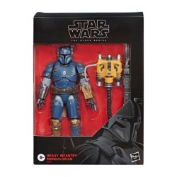 Star Wars The Mandalorian Black Series figurine Deluxe Heavy Infantry Mandalorian Exclusive Hasbro