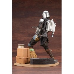 Star Wars The Mandalorian statuette ARTFX 1/7 Mandalorian & The Child Kotobukiya