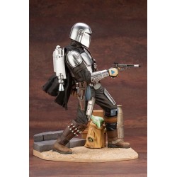 Star Wars The Mandalorian statuette ARTFX 1/7 Mandalorian & The Child Kotobukiya