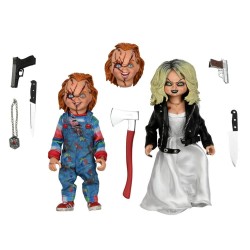 La Fiancée de Chucky pack 2 figurines Clothed Chucky & Tiffany Neca