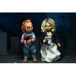 La Fiancée de Chucky pack 2 figurines Clothed Chucky & Tiffany Neca