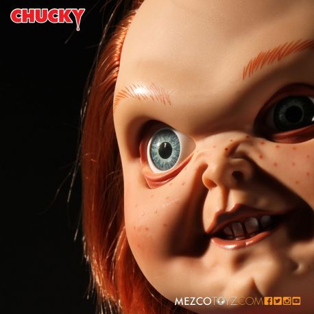 Chucky jeu d'enfant - poupée sonore sneering chucky jeu d'enfant 38 cm  MEZCOTOYZ Pas Cher 