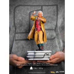 Retour vers le Futur II Statuette 1/10 Art Scale Doc Brown Iron Studios